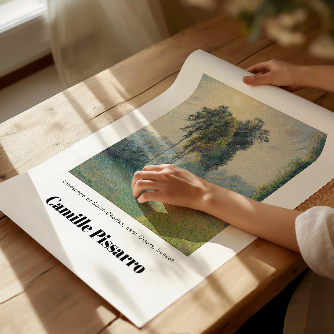 Camille Pissarro Landscape at Saint Charles Near Gisors Poster - Image 3