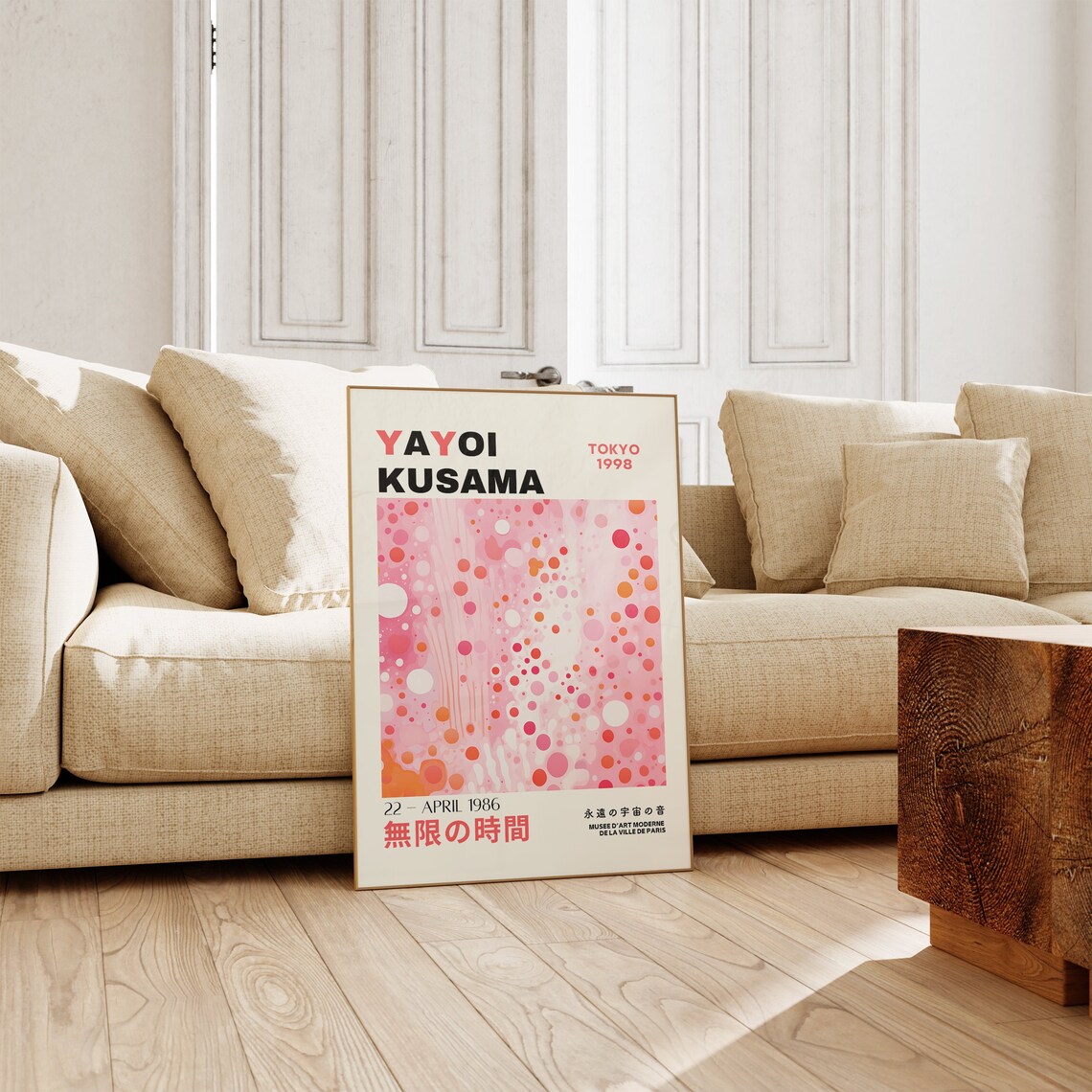 Yayoi Kusama Abstract Japanese Art Print