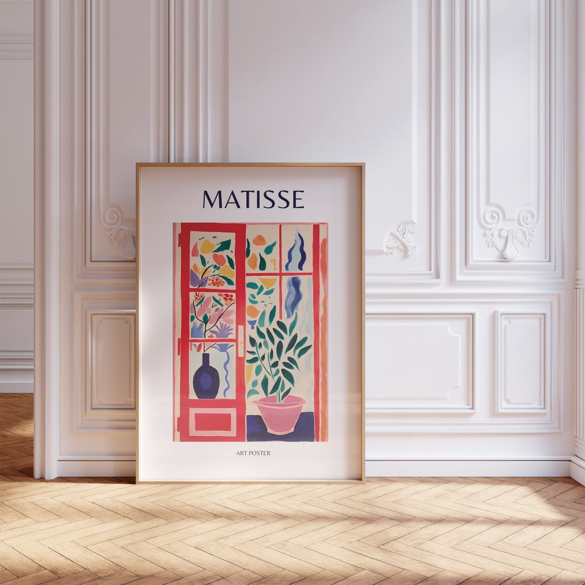 Henri Matisse Red French Window Potted Plant Art Scene Poster - Image 5