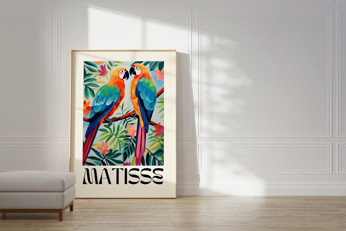 Henri Matisse Cut Outs Poster, Modern Gallery Art