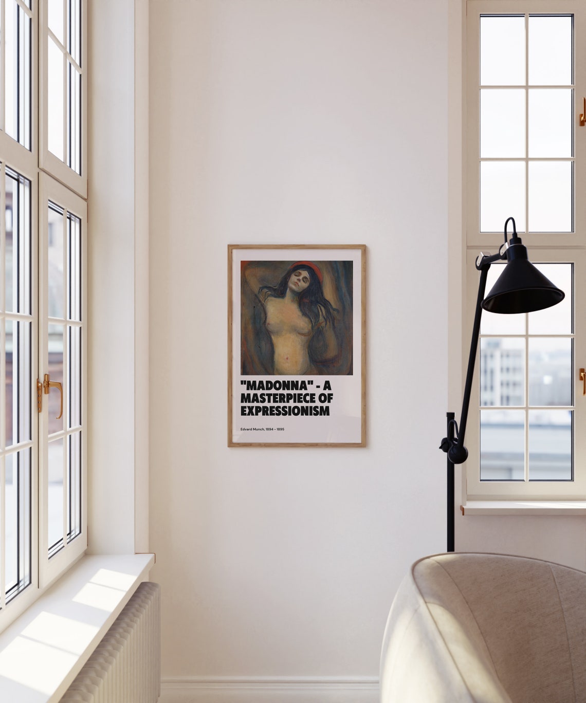 Edvard Munch Madonna 1894 Expressionist Masterpiece Art Poster - Image 3