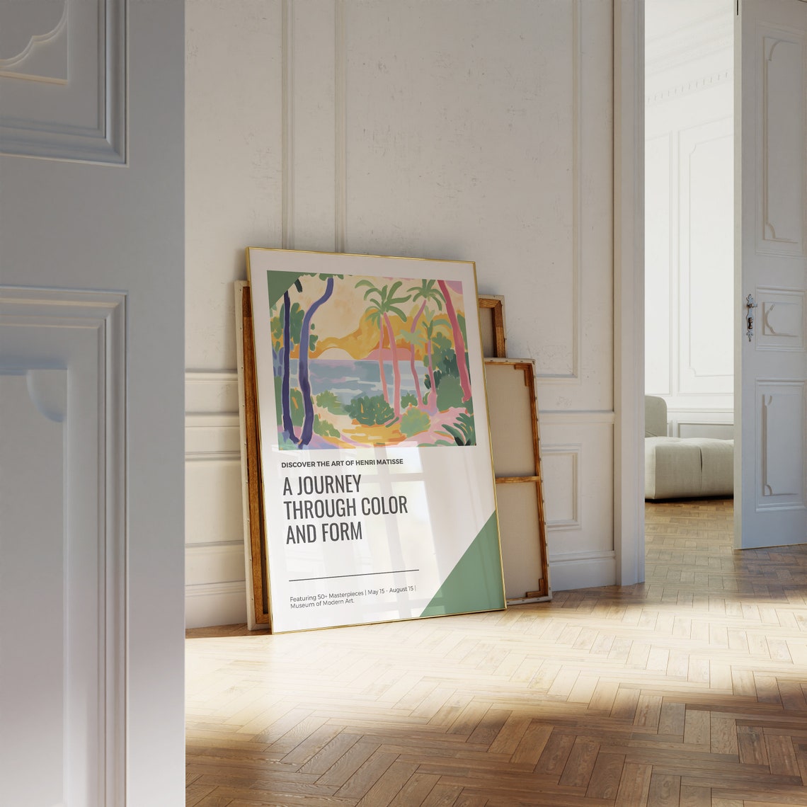 Henri Matisse Pink Palm Beach Journey Through Color Form Poster - Image 4