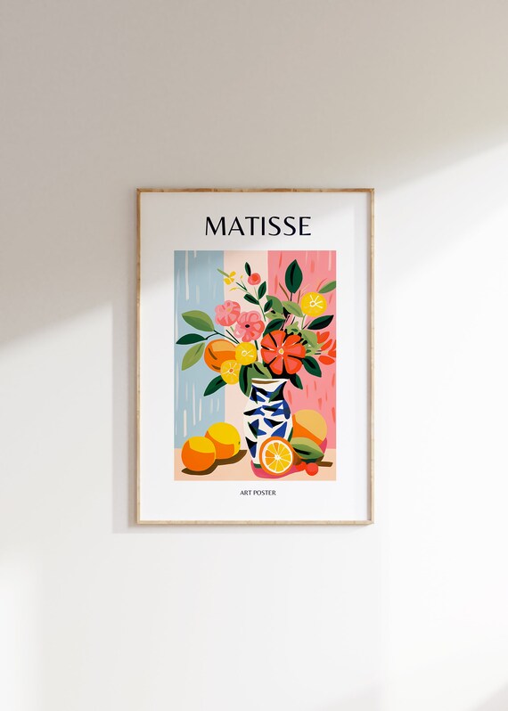 Henri Matisse Poster Minimalist Wall Art Matisse Mueseum Print Aesthetic Matisse Print For Modern Gallery Exhibition Art