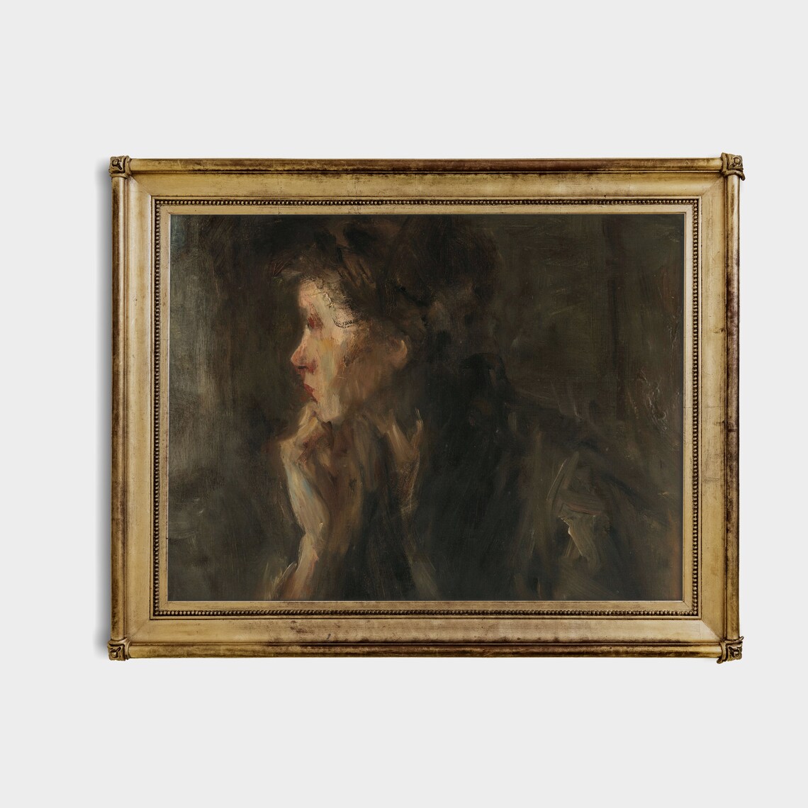 Victorian Lady Vintage Portrait Wall Art Print - Image 2