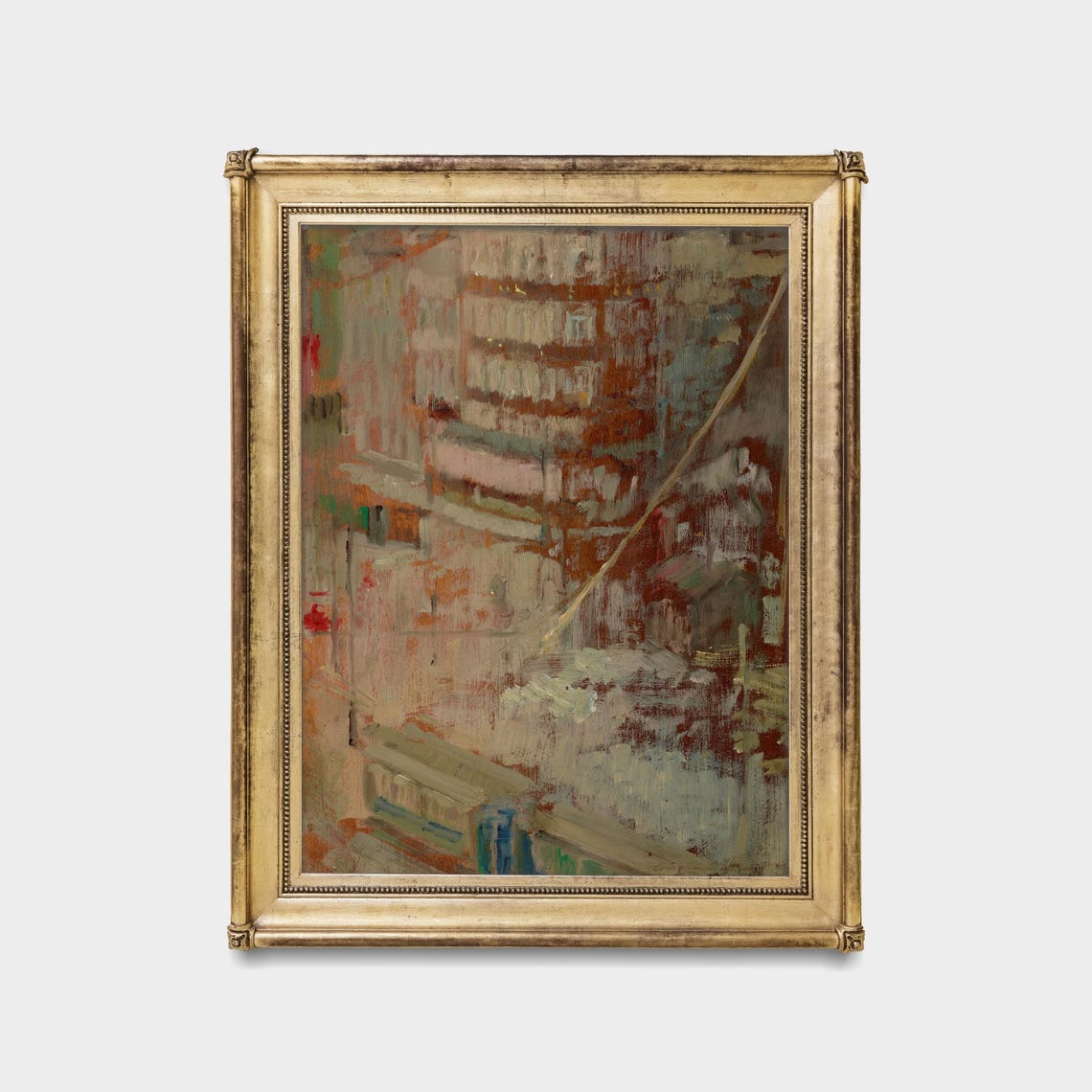 Abstract Cityscape Buildings Modern Impressionist Art Poster - Image 5