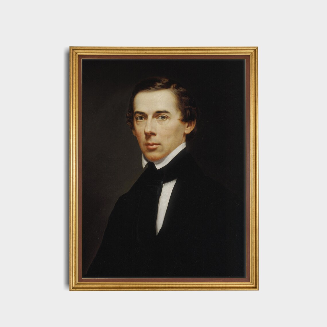 Vintage Gentleman Portrait, Rustic Wall Art Print - Image 5