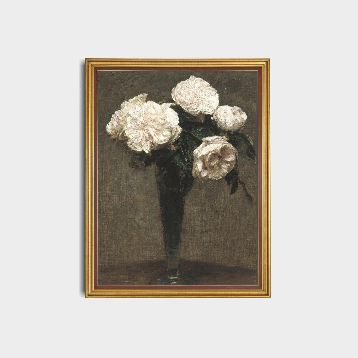 Vintage Roses Still Life, Antique Floral Art Print - Image 2