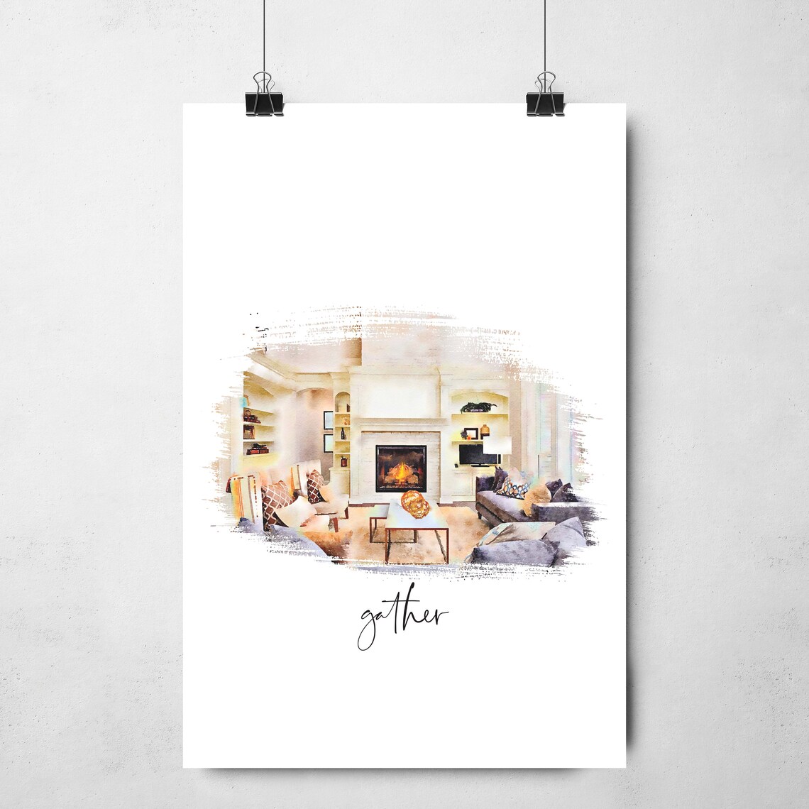 Custom Watercolor Pet Art, Personalized Art Print - Image 4