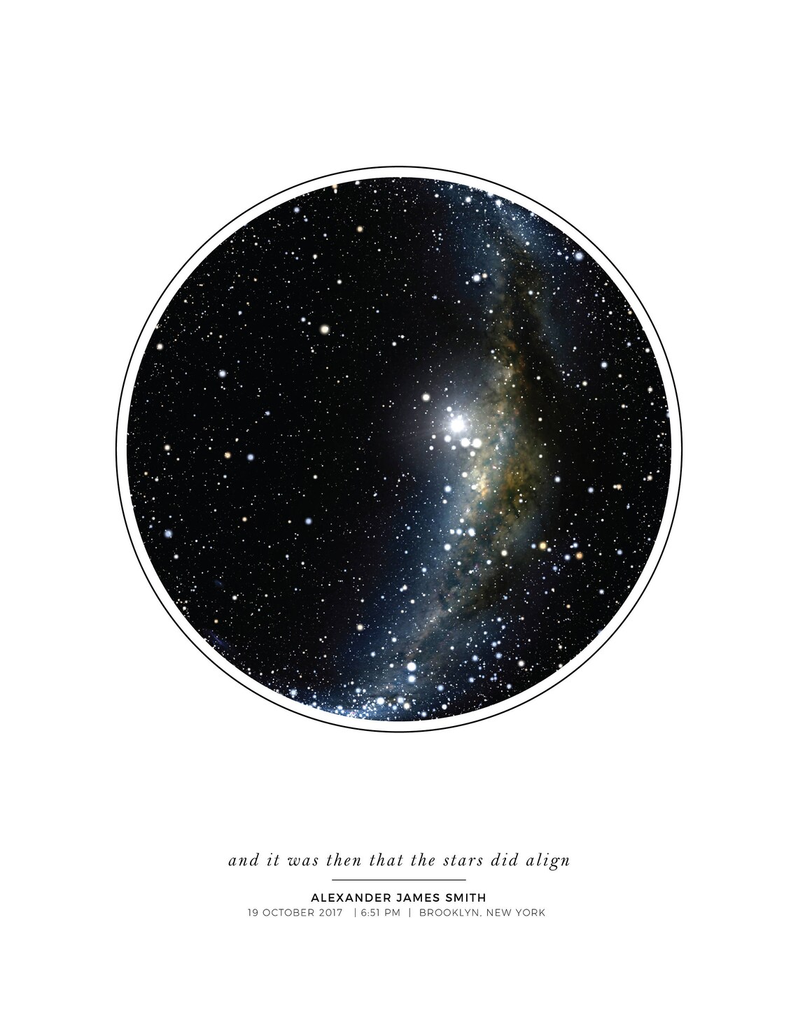 Personalized Star Map Gift, Night Sky Poster - Image 2