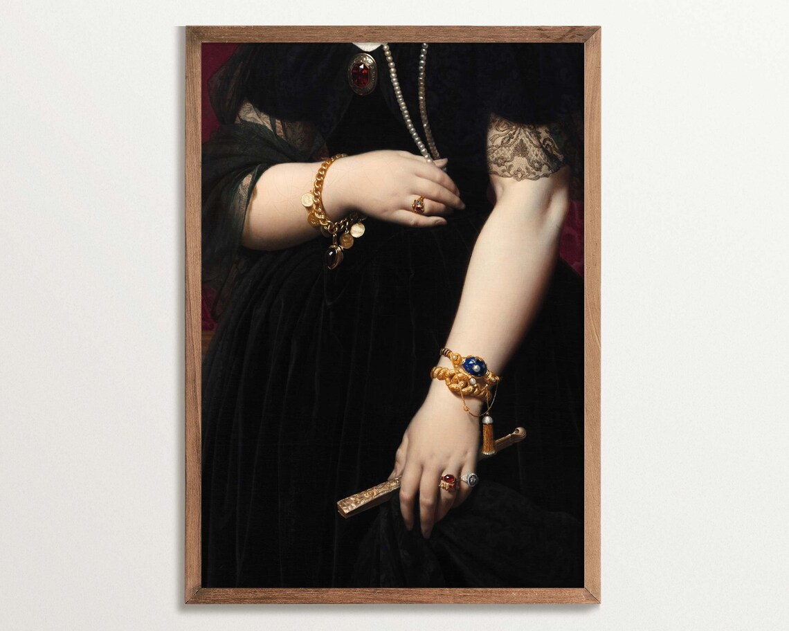Moody Dark Academia Decor, Modern Antique Prints