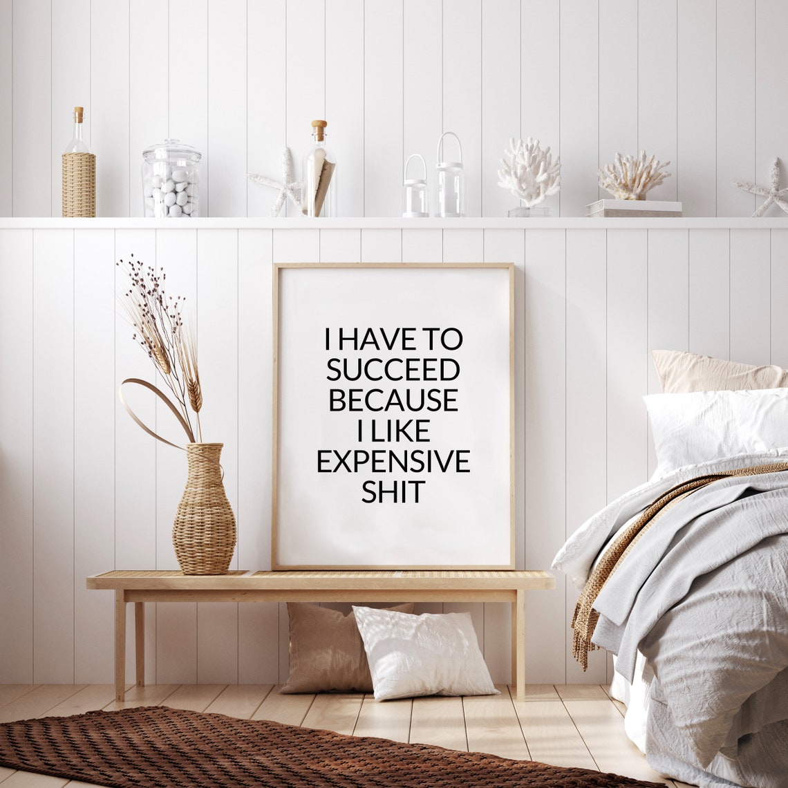 I Have To Succeed Because I Like Expensive Shit Funny Hustle Poster - Image 2