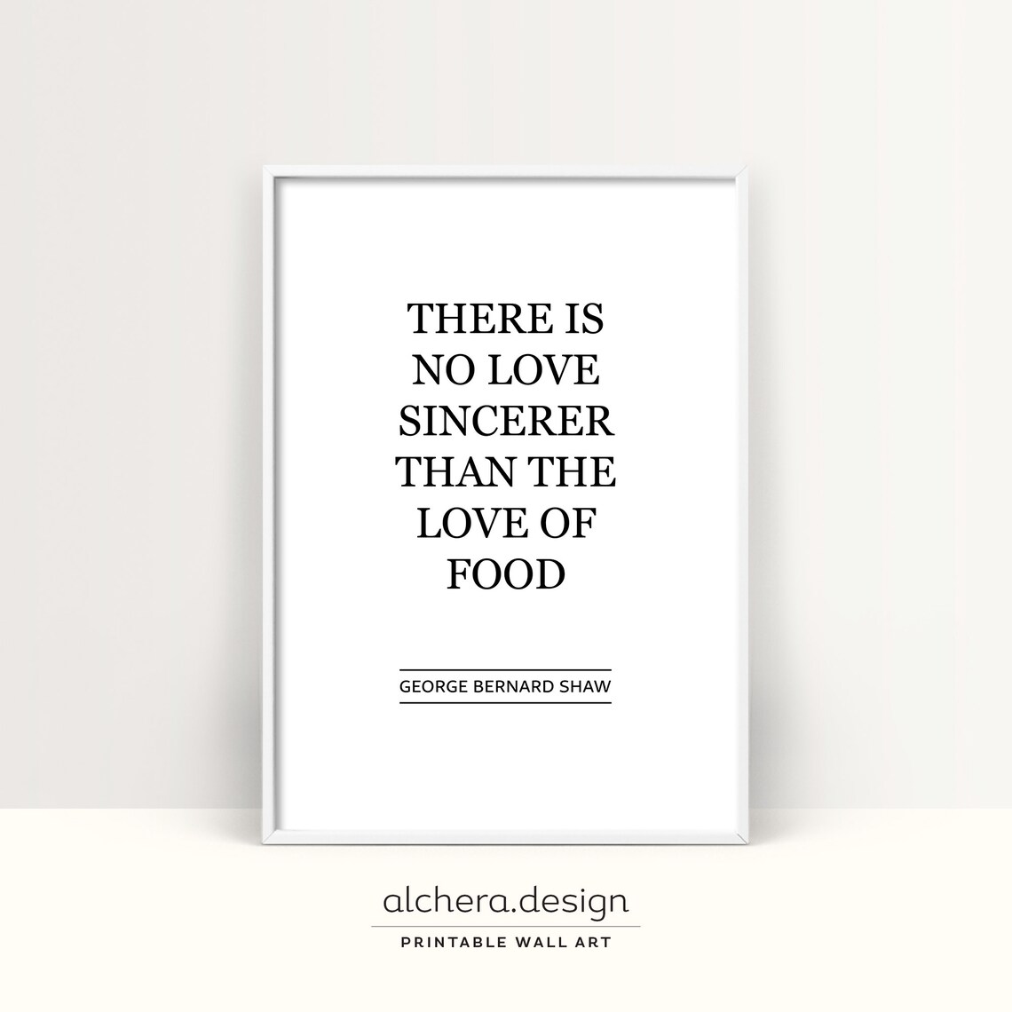 Food Quotes Poster, Typography Quote Art Print