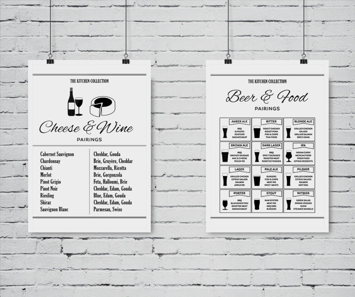 Wine Kitchen Infographic Art Print, Bar Cart Decor - Image 2