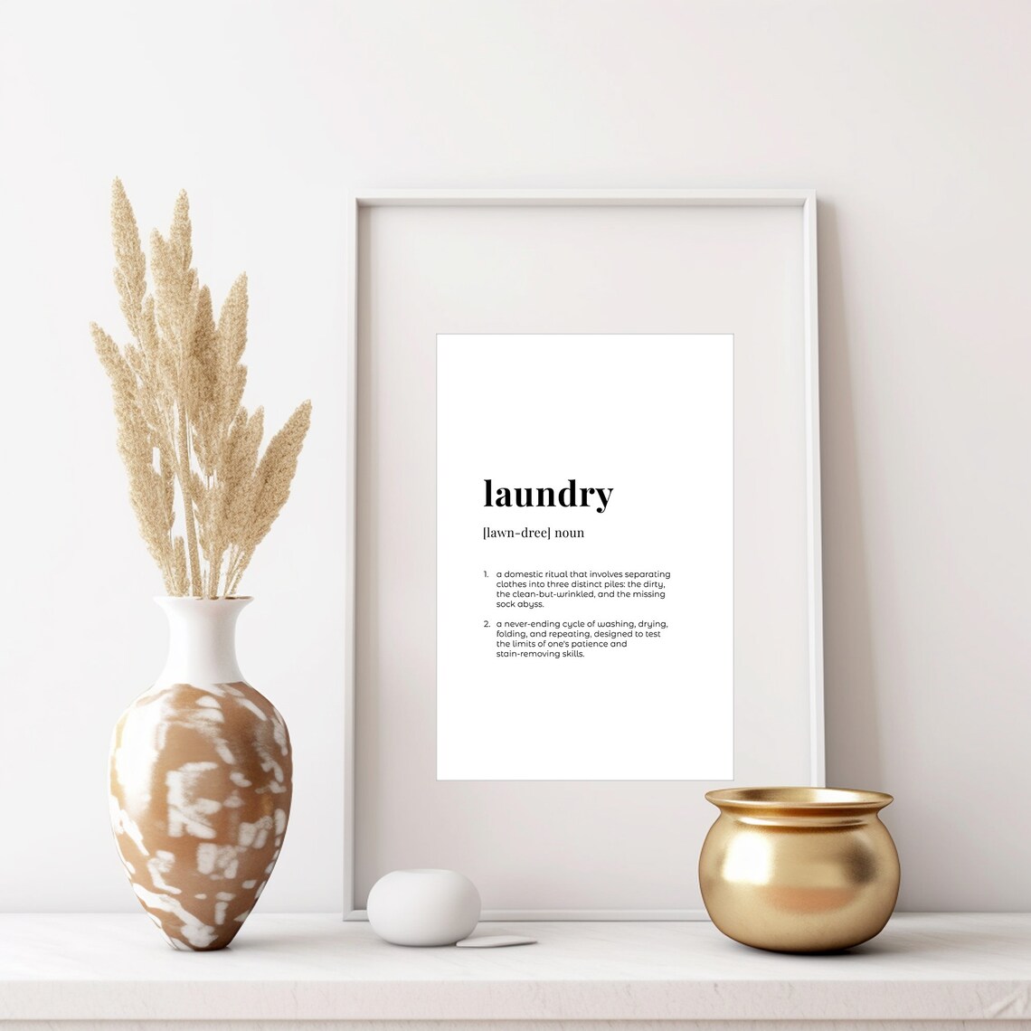 Laundry Art Print Funny Laundry Poster Laundry Room Decor Laundry Wall Art Laundry Room Sign Funny Dictionary Definition Print - Image 2