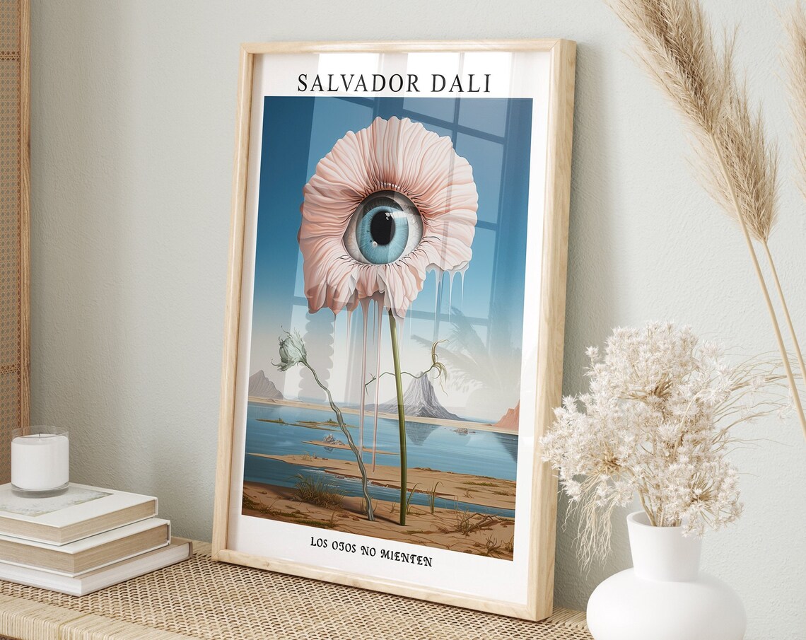 Salvador Dali Surreal Exhibition Poster Print