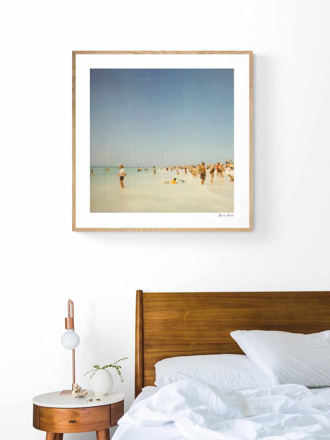 Siesta Key Beach Photograph, Vintage Photo Art