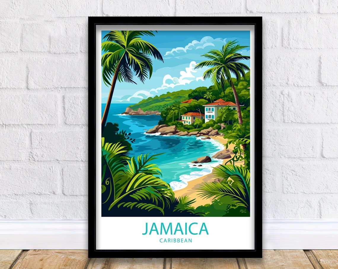 Jamaica Caribbean Travel Lover Travel Poster
