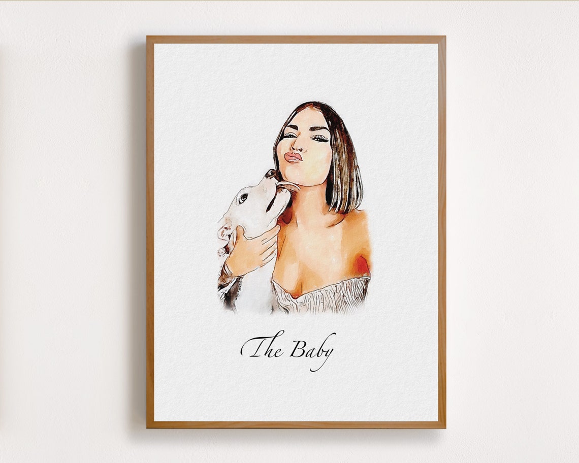 Custom Dog Portrait Christmas Dog Art Holiday Pet Portrait Festive Dog Painting Unique Pet Gift Dog Lover Xmas Keepsake Winter Pet - Image 2