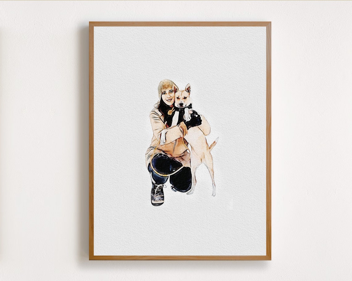 Senior Couple on Park Bench with Pets Better Together Keepsake Poster - Image 2