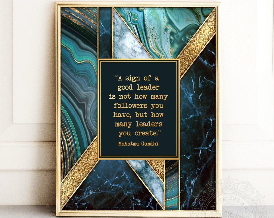 Gold Inspirational Quote Art Print for Mentors