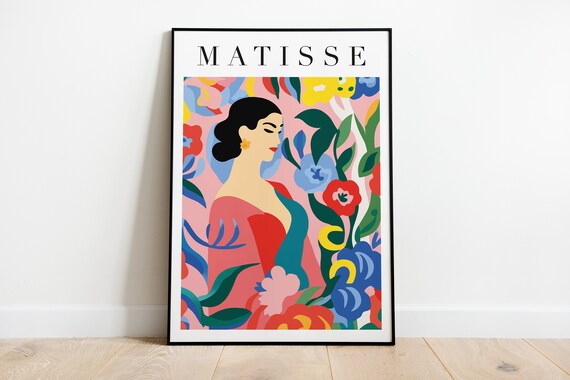 Henri Matisse Poster Fauvism Art Matisse Painting Woman Painting Matisse Cut Outs Gift Idea Exhibition Art Matisse Kunstdruck