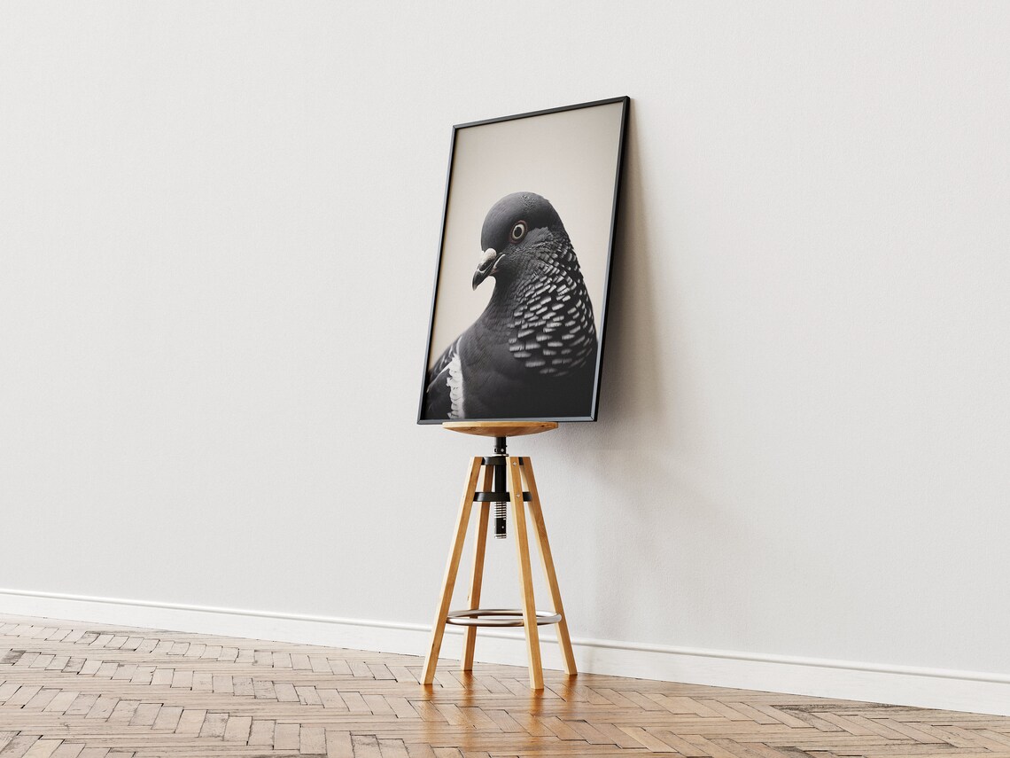 Pigeons Bird Lover Art Print, Bird Poster - Image 2