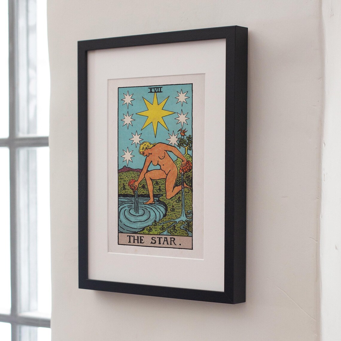 The Star Tarot Card Art Print, Rider-Waite-Smith - Image 3