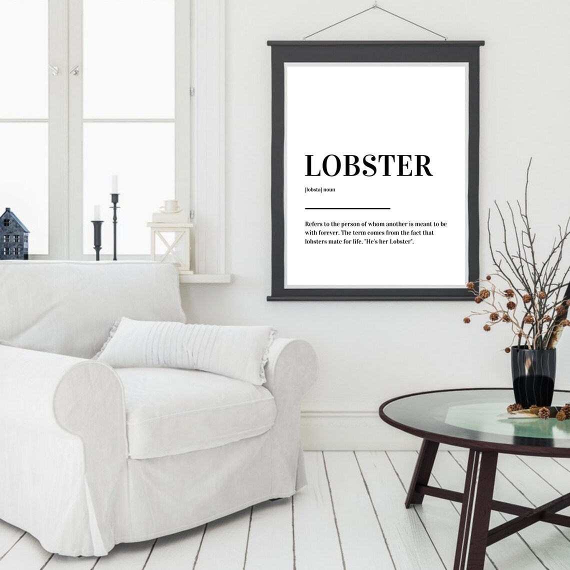Lobster Definition Print Poster - Image 5