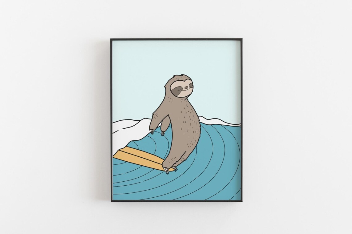 Beach House Artwork Animal Gallery Set Art Print
