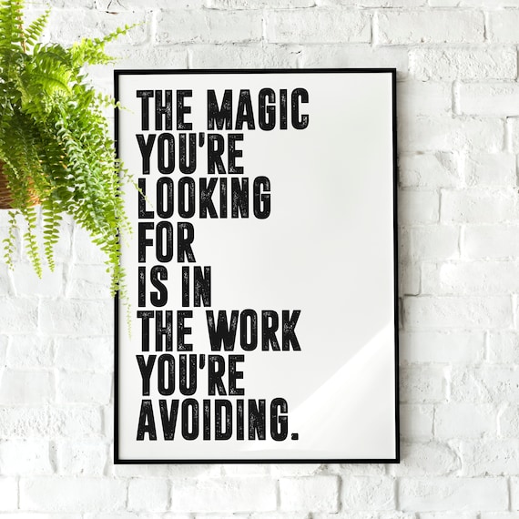 Chris Williamson The Magic Youre Looking For Minimalist Art Print
