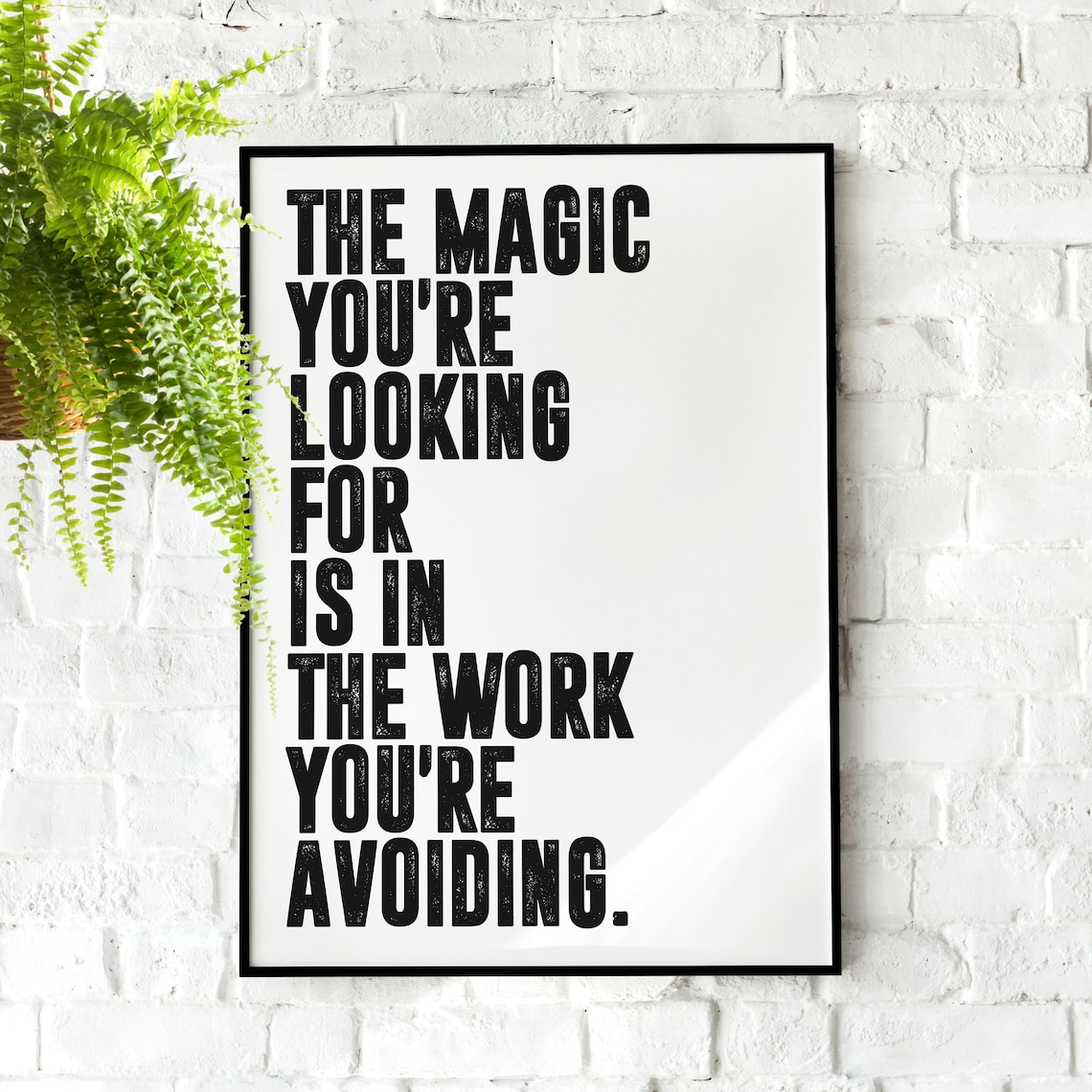 Chris Williamson The Magic Youre Looking For Minimalist Art Print