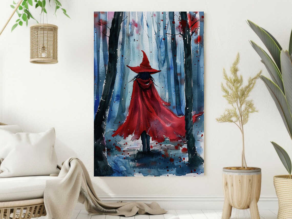 Forest Witch Halloween Art Print, Earth Witch - Image 2
