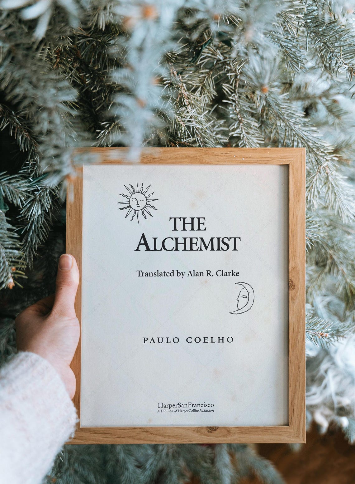 The Alchemist Paulo Coelho Title Page Sun Moon Literary Art Poster - Image 2