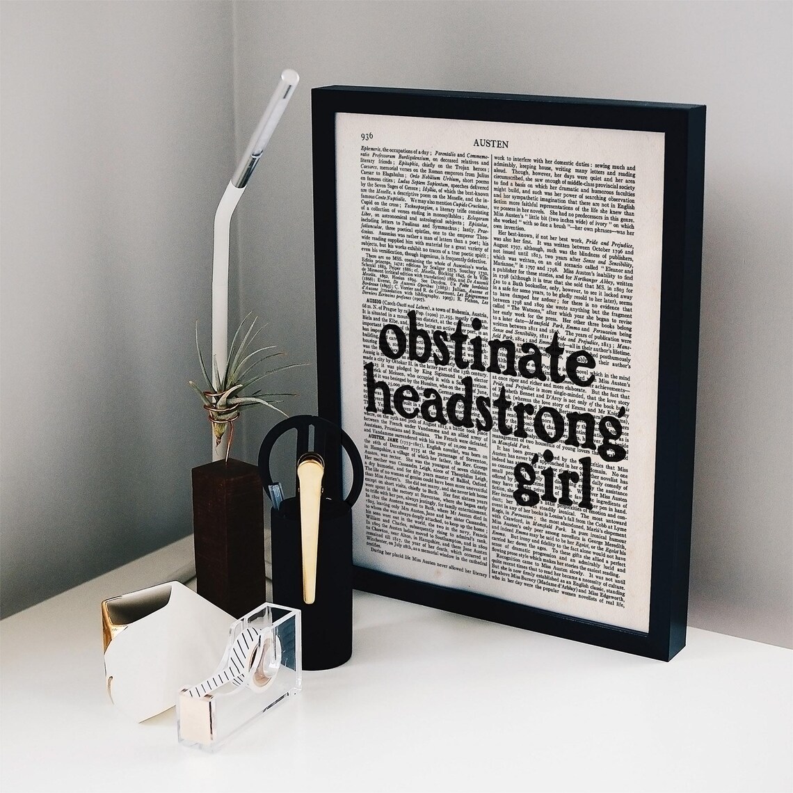 Jane Austen Quote, Pride And Prejudice Art Print - Image 3