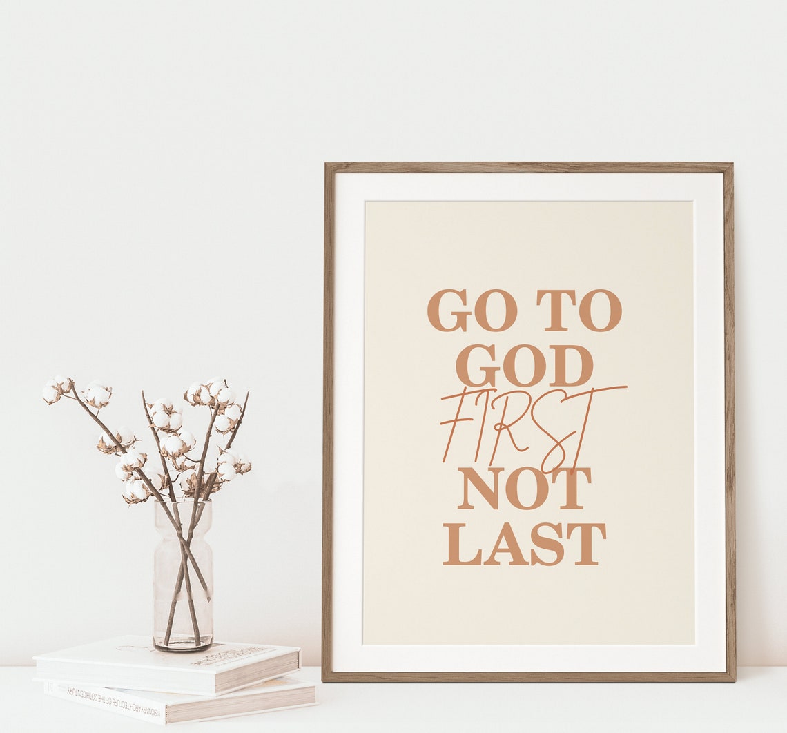 Wall Art Wall Art Scripture Home Decor Bible Verse Motivational Quote Christian Home Decor Christian Faith Poster - Image 2