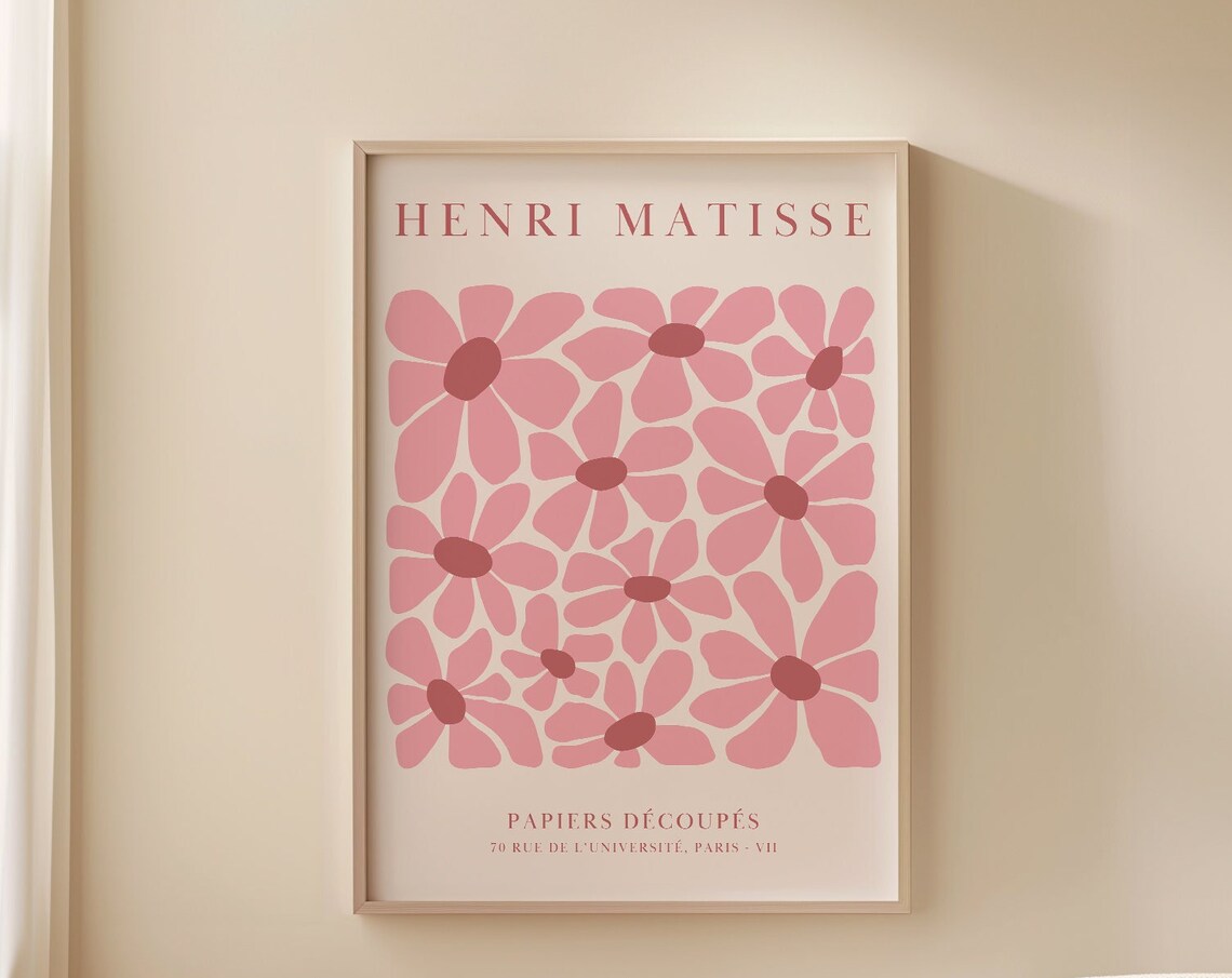 Matisse Flower Market Botanical Art Print