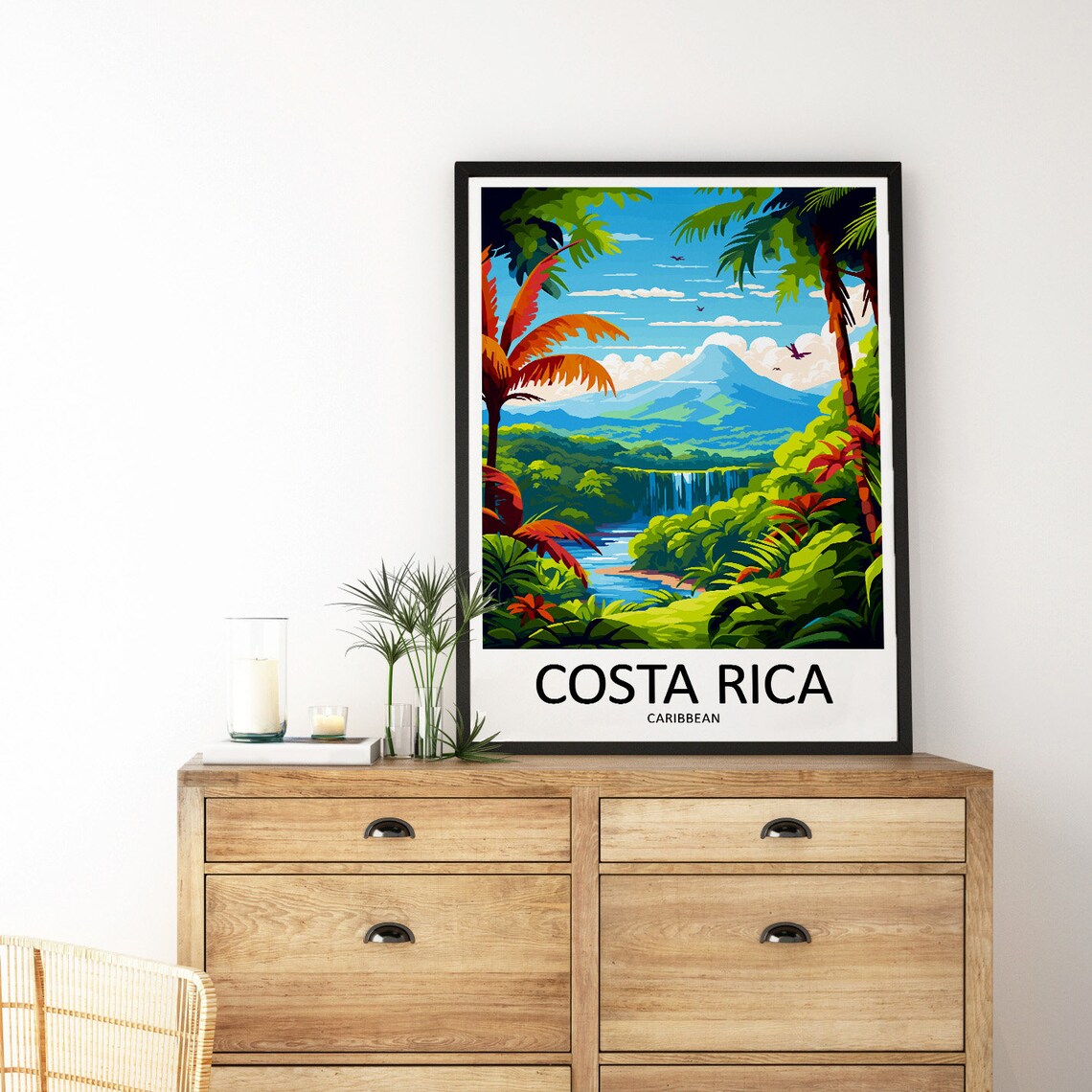 Costa Rica Travel Poster, Gift For Art Lovers - Image 3