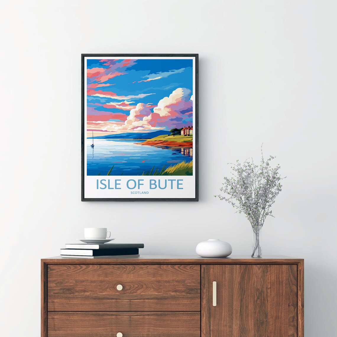 Isle Of Bute Travel Poster, Scotland Wall Decor - Image 2