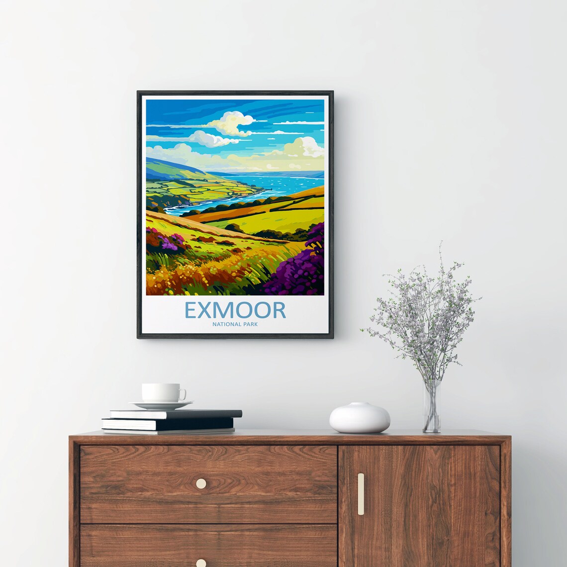 Exmoor National Park Travel Poster, Nature Lover Gift - Image 2