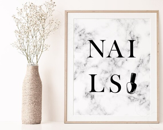 Nail Tech Gifts Salon Quotes, Nail Decor Art Print