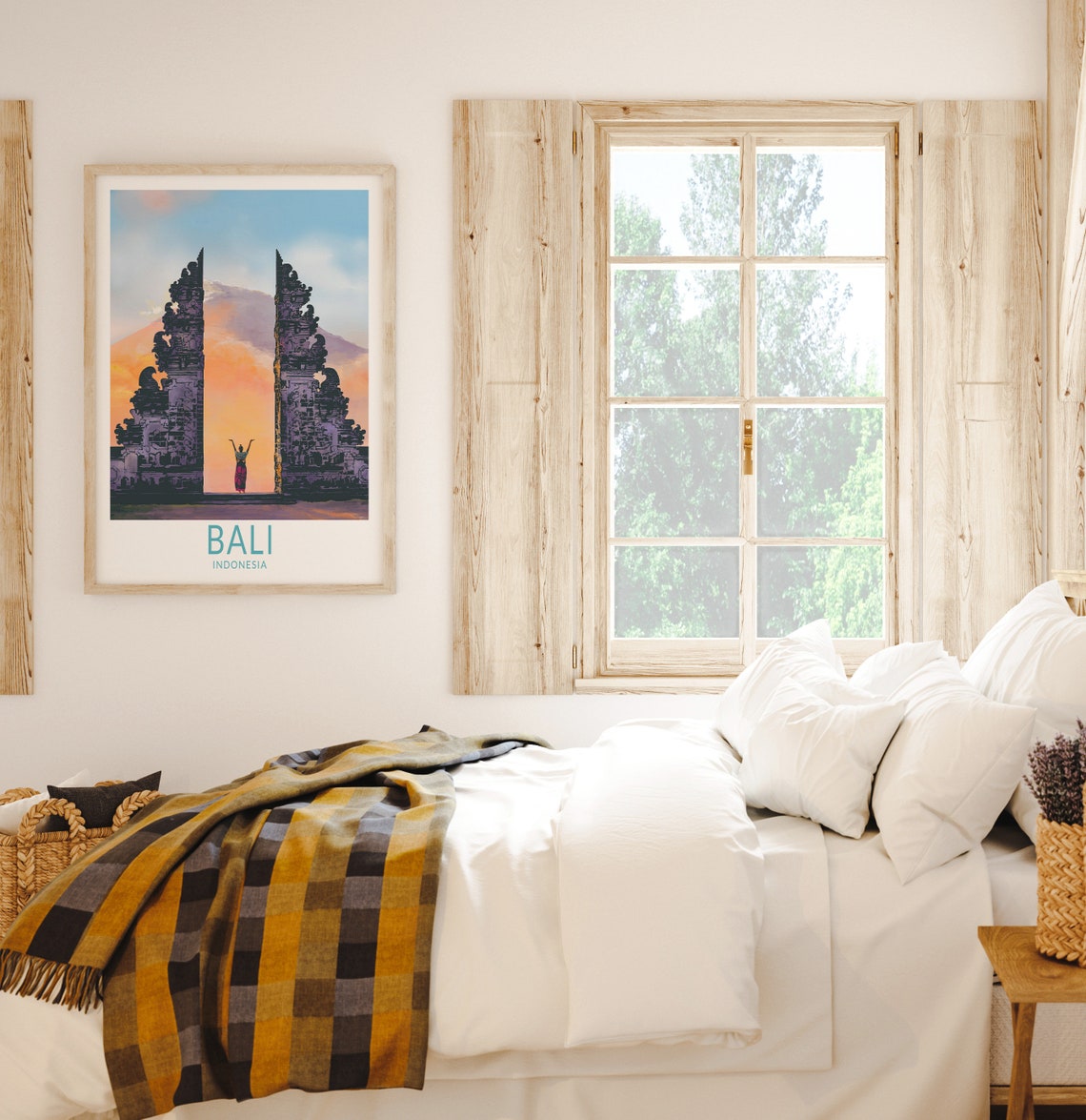 Bali Indonesia Travel Poster Wall Art Bali Indonesia Poster Indonesia Wall Art Bali Travel Print Travel Gift Birthday Gifts - Image 2