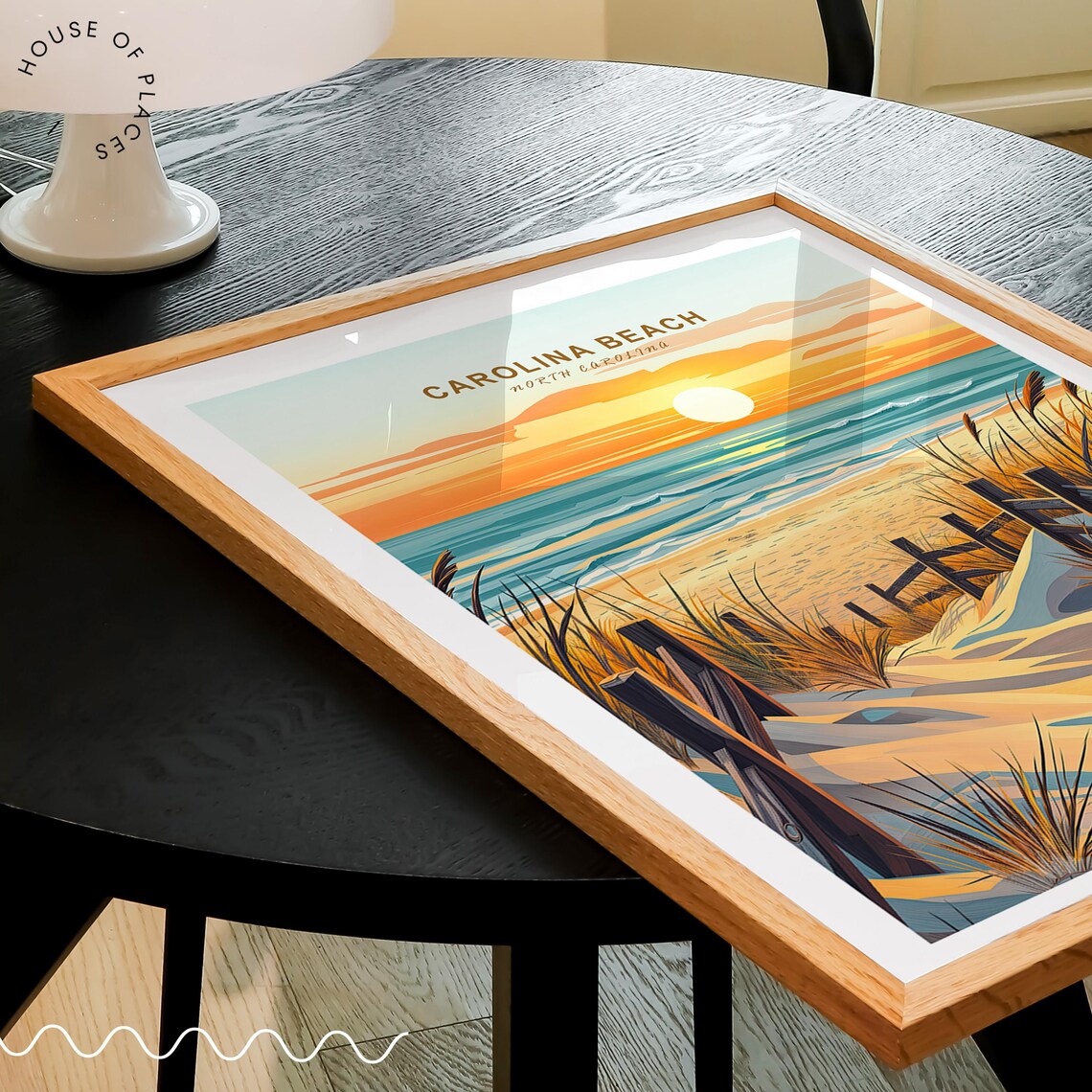 Carolina Beach, North Carolina Travel Poster - Image 3