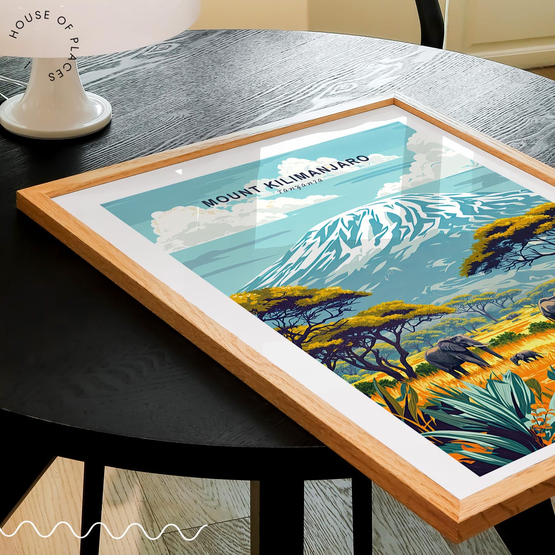 Mount Kilimanjaro Custom Travel Poster Tanzania Wall Art Mount Kilimanjaro Tanzania Print House Warming Gifts Travel Gifts - Image 3