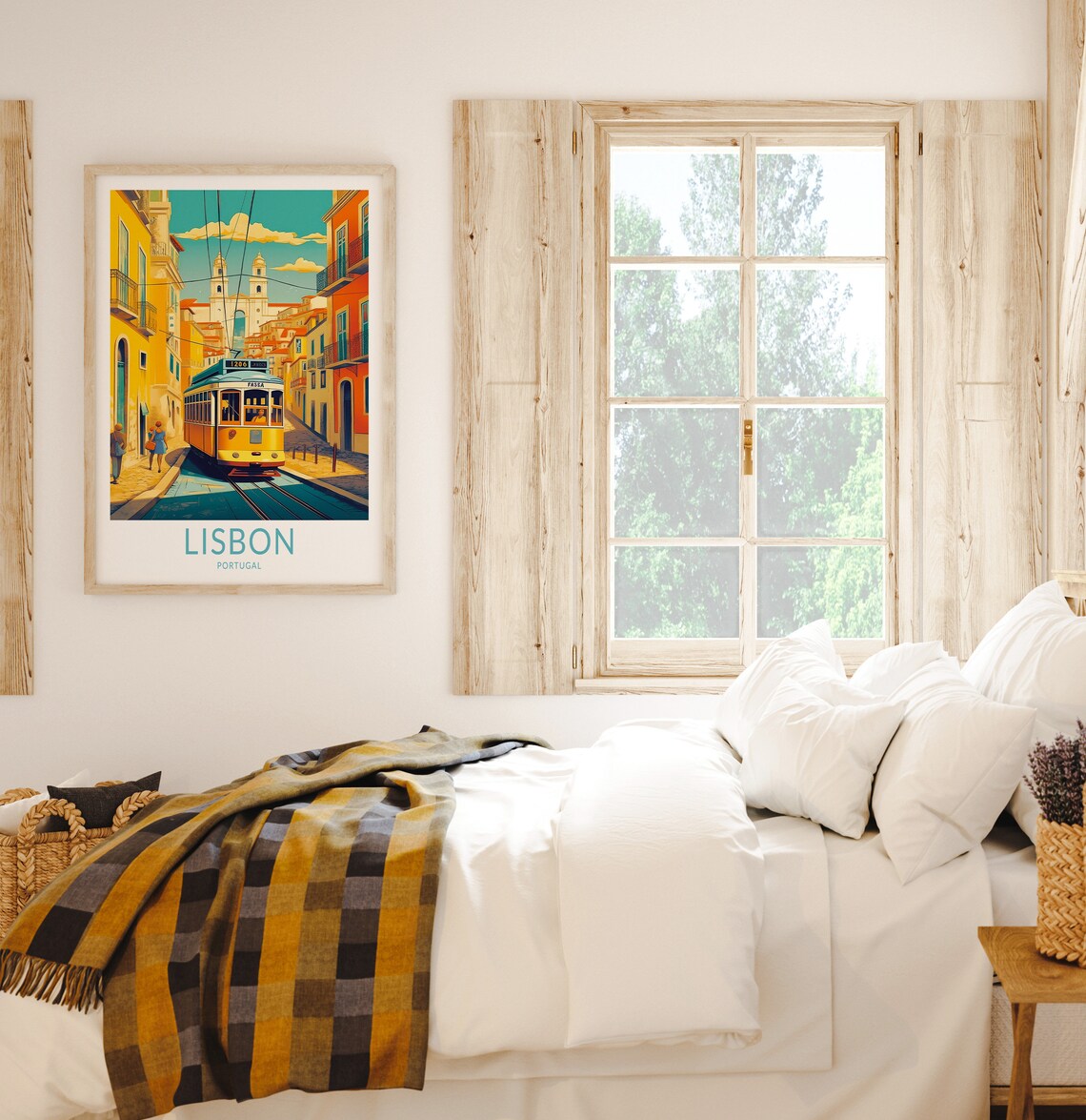 Lisbon Portugal Travel Poster, Lisbon Poster Print - Image 2