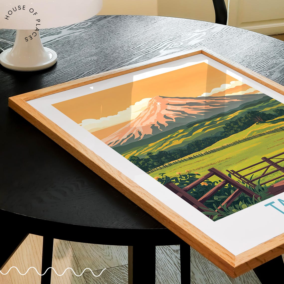 Taranaki New Zealand Travel Poster Taranaki Mountain Travel Print New Zealand Wall Art Birthday Gifts Home Decor Gifts - Image 2