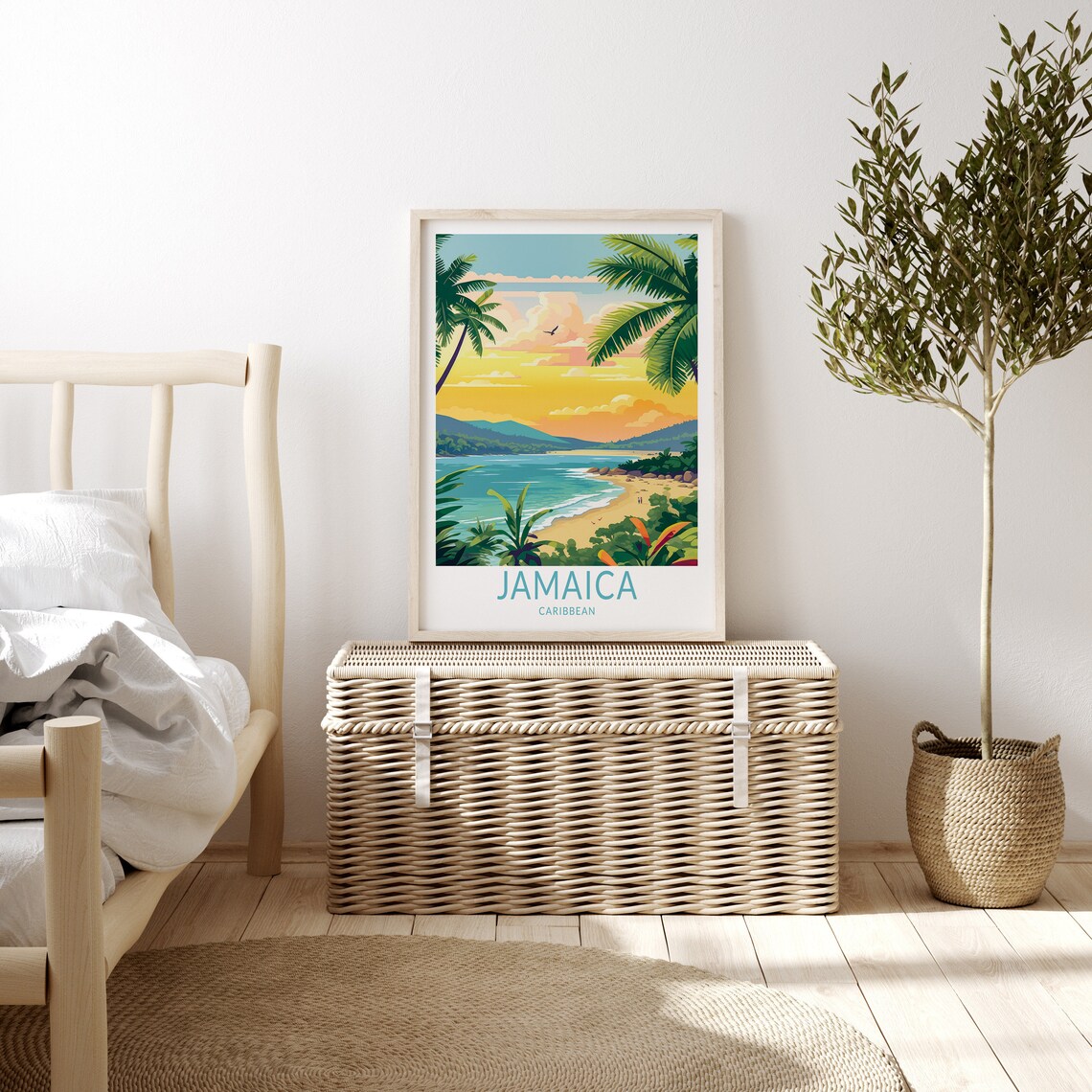 Jamaica Custom Travel Poster, Caribbean Travel Print - Image 3