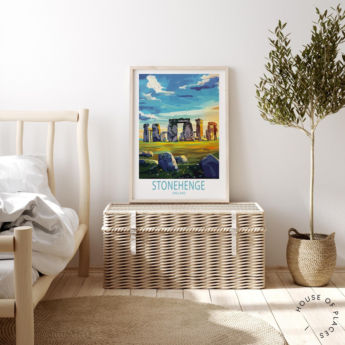 Stonehenge England Travel Poster, England Travel Print - Image 4