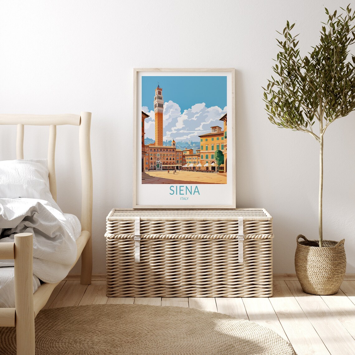 Siena Italy Travel Poster, City Travel Art Print - Image 3