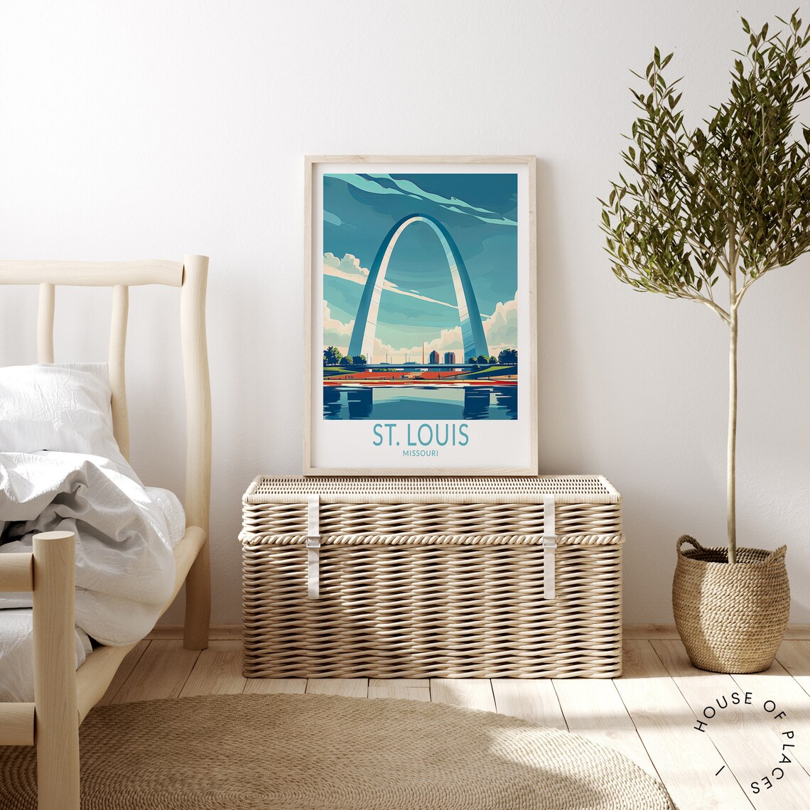St. Louis Travel Poster, Gateway Arch Art Print - Image 3