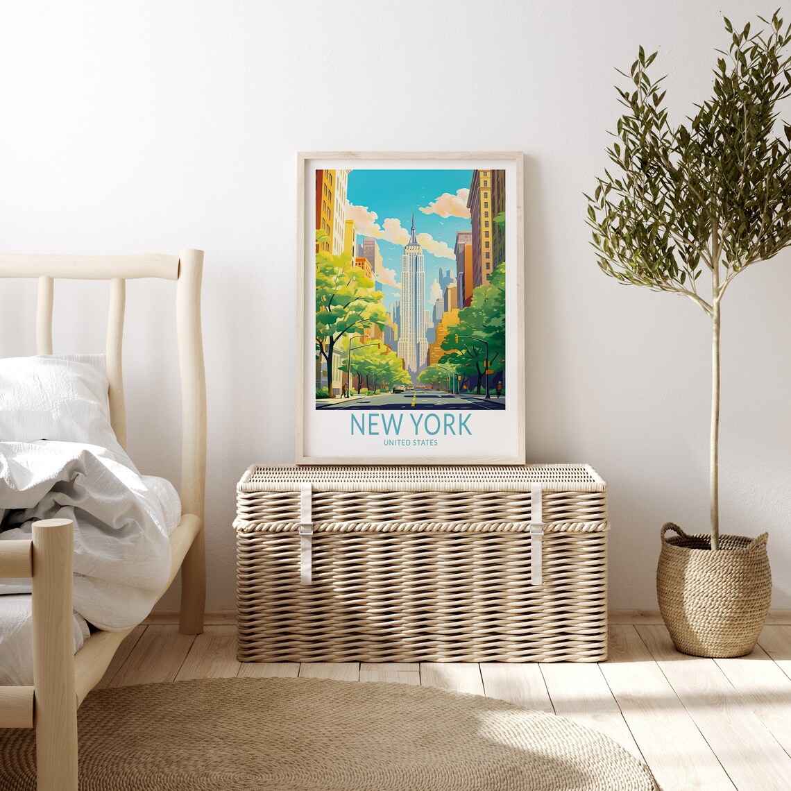 New York City Travel Poster, New York Travel Print - Image 3